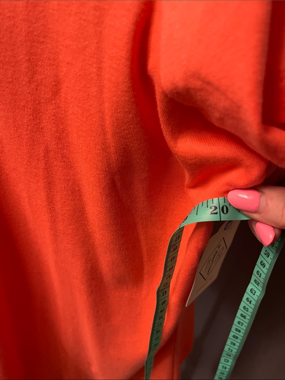 St. John's Bay Short Sleeve Tee in Bright Orange - Picture 5 of 5